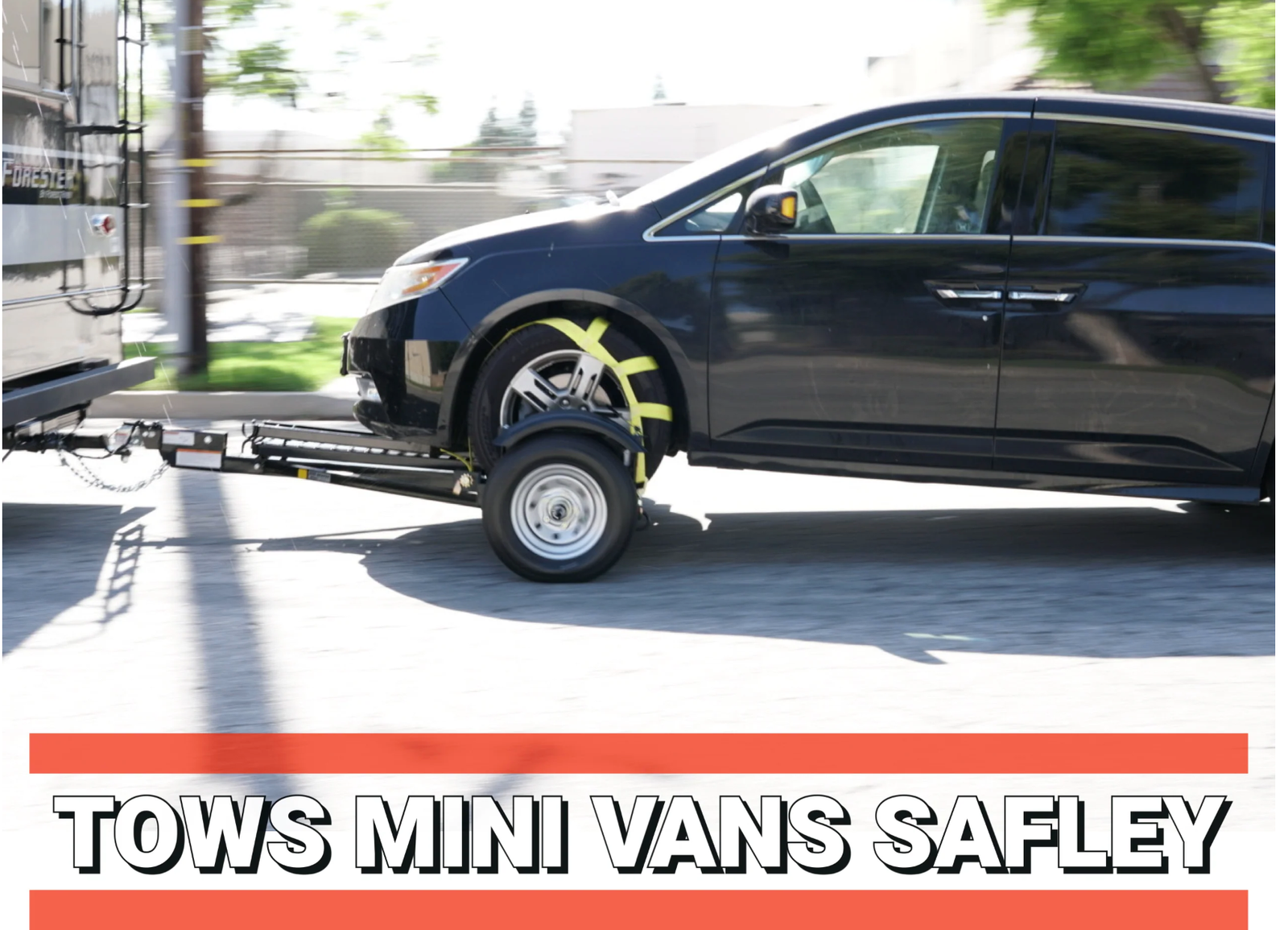 CAR TOW DOLLY - TOWS MINI VANS SHIPS ALL OVER USA