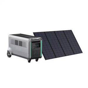 Zendure 3800W Output/6600W Plug and Play Solar Generator W/Dual Voltage Output with 400W Solar Panel