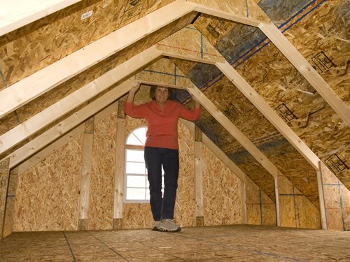 Belmont Wood Storage Shed Loft