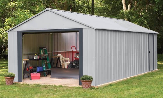 Arrow 12x31 Murryhill Garage Assembled In The Backyard