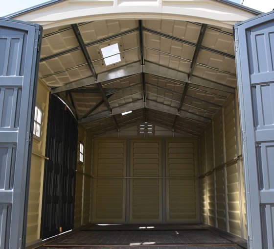 DuraMax 15x8 Vinyl Shed Inside Photo